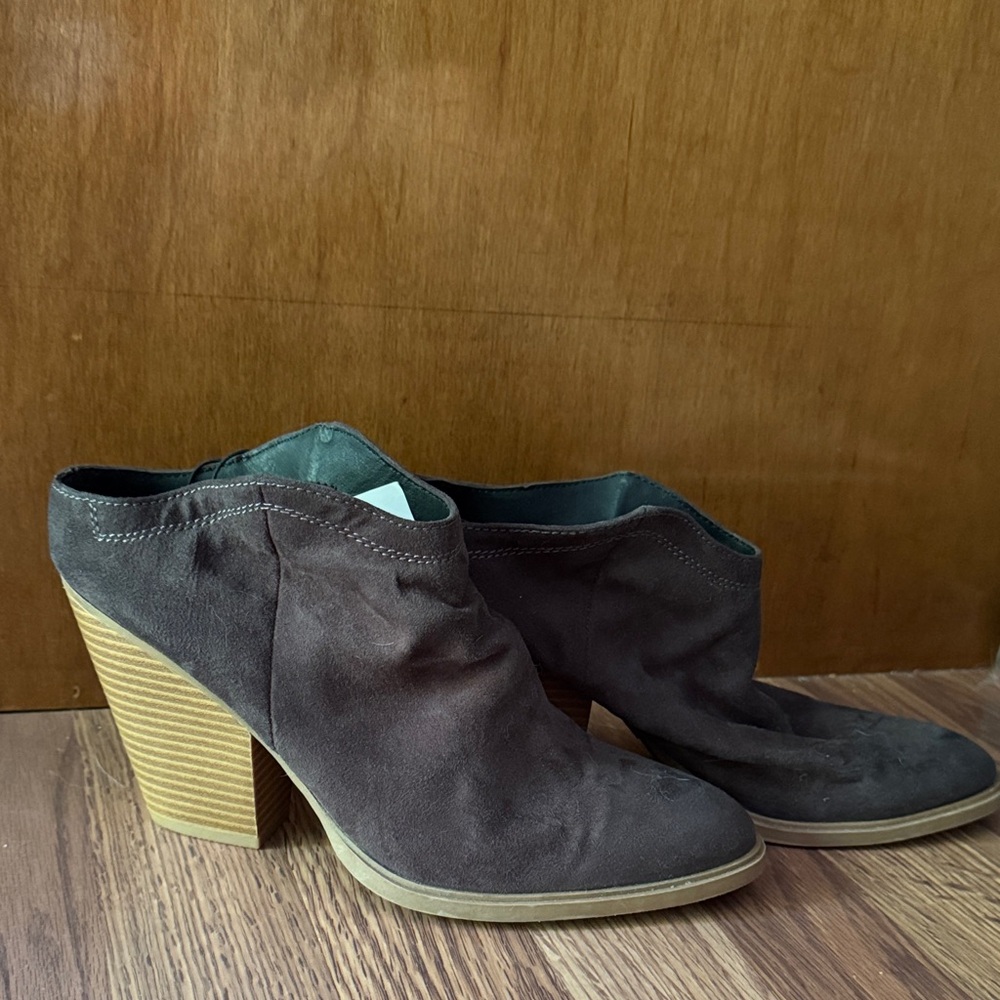 Elegant Dark Brown Women's Mules